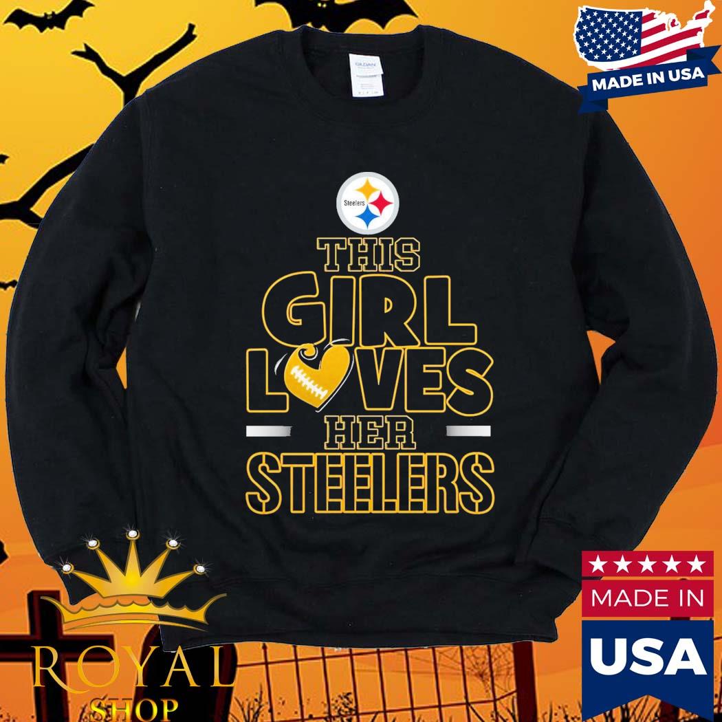 This Girl Loves Her Steelers T Shirt - Growkoc