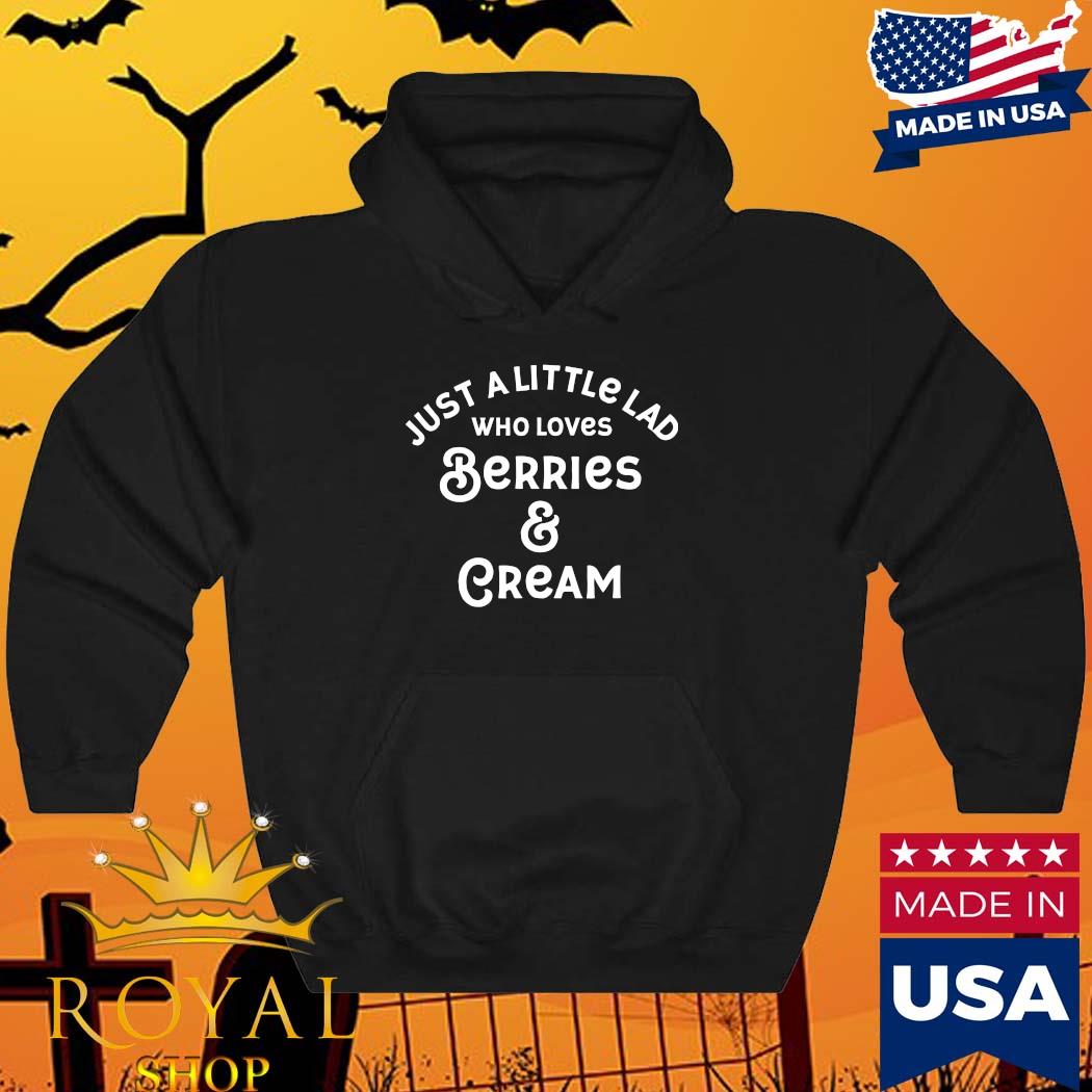 Just A Little Lad Halloween Costume Berries And Cream Lover Shirt Sweater Hoodie And Ladies Tee