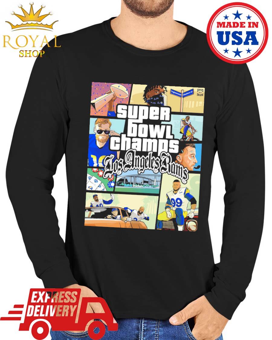 GTA Super Bowl Champs Los Angeles Rams shirt, hoodie, sweater and
