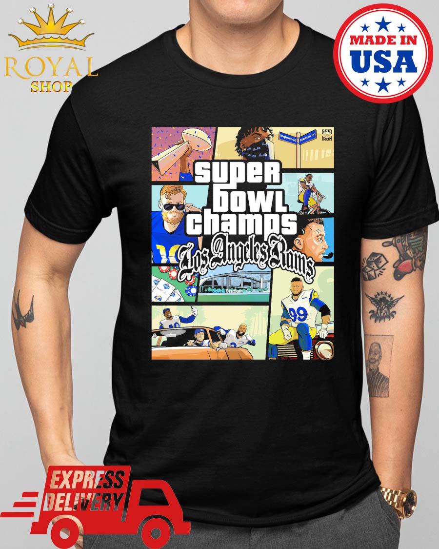 GTA Super Bowl Champs Los Angeles Rams shirt, hoodie, sweater and v-neck t- shirt