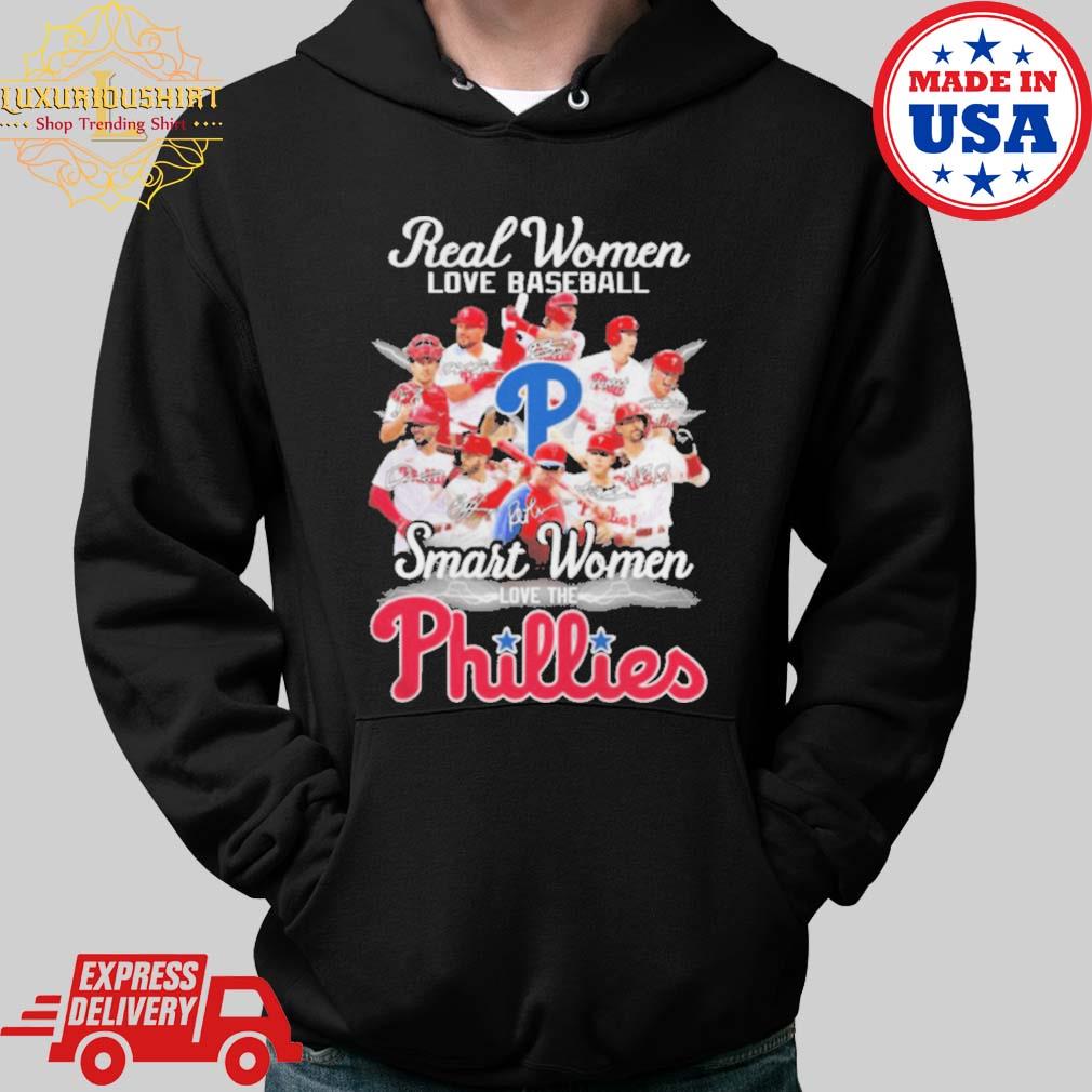 Philadelphia Phillies team real Women love baseball smart Women love the  Phillies signatures shirt - Kingteeshop