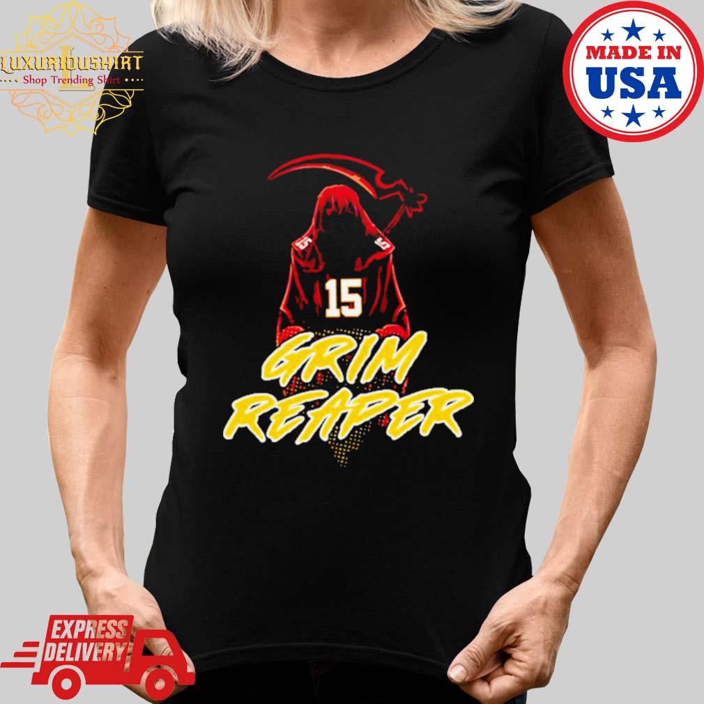 MVPat Mahomes Grim Reaper Shirt KC Chiefs Super Bowl Champs Dynasty 2022  2023