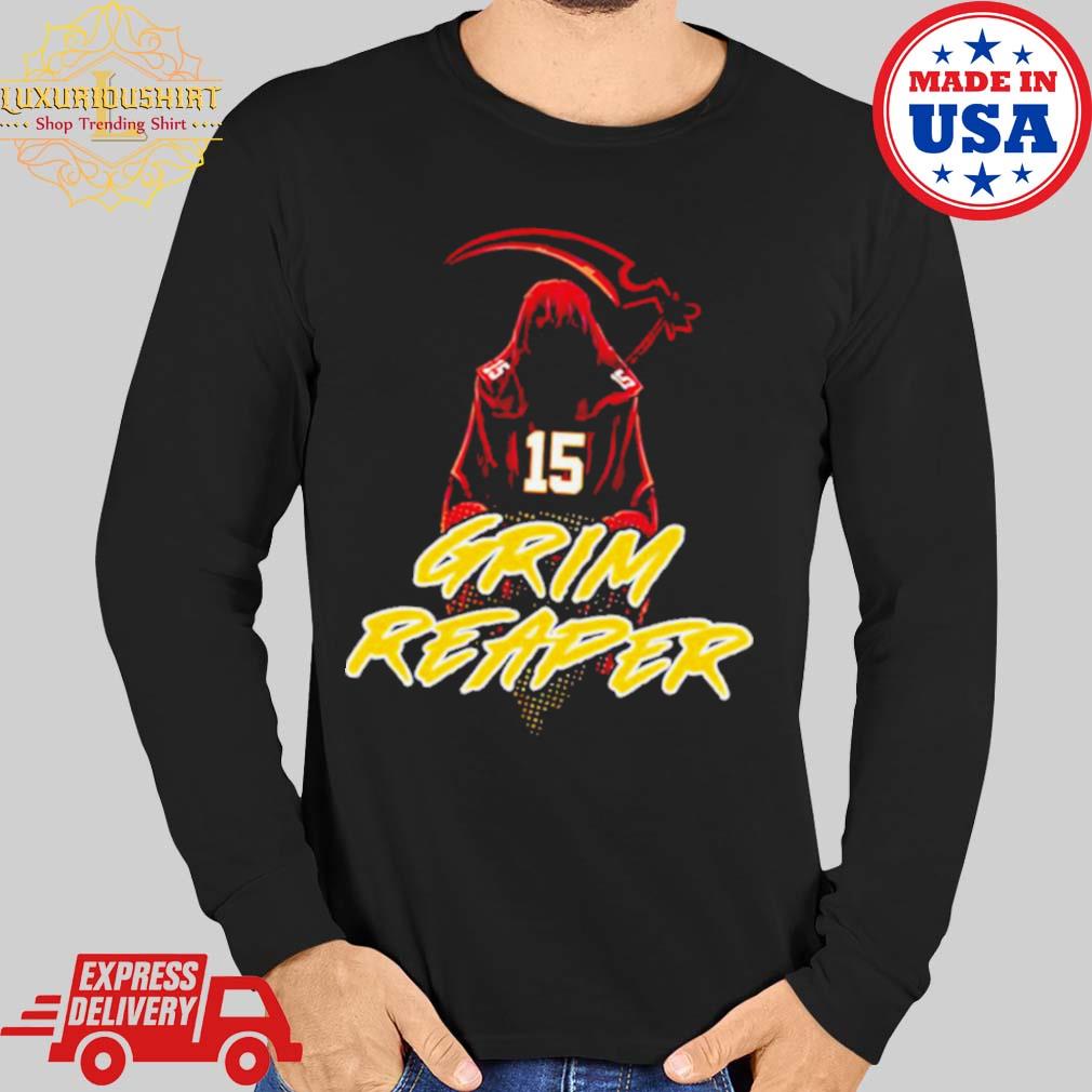 Super Secret Villain Kansas City Chiefs Grim Reaper T-Shirt