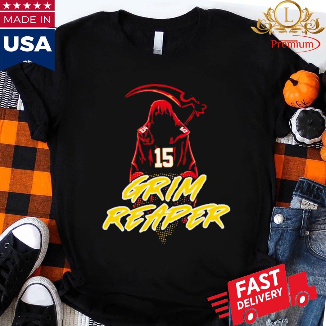 Super Secret Villain Kansas City Chiefs Grim Reaper T-Shirt