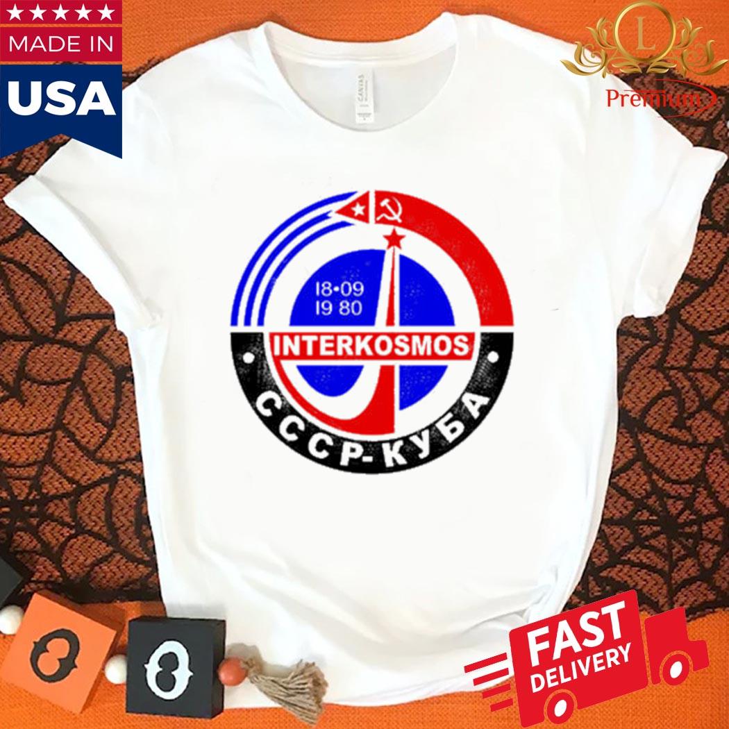 Official 1809 1980 Interkosmos Cccp Shirt