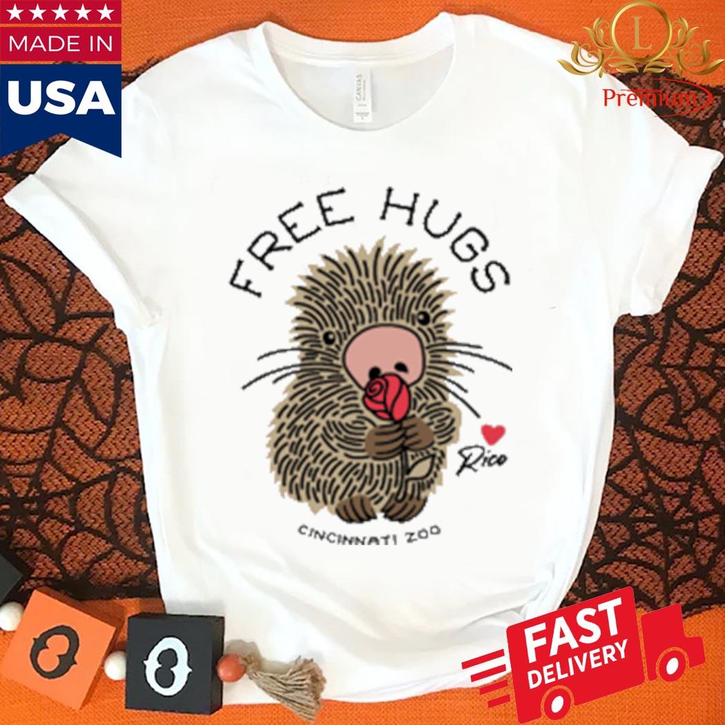 Official Cincinnati Zoo Rico Free Hugs Shirt