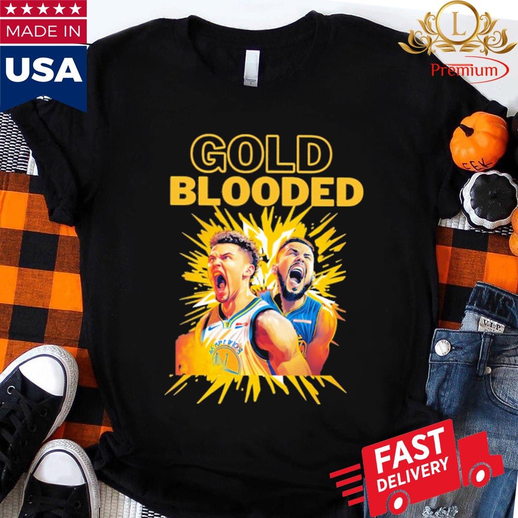Official Gold Blooded Golden State Warriors Players Shirt