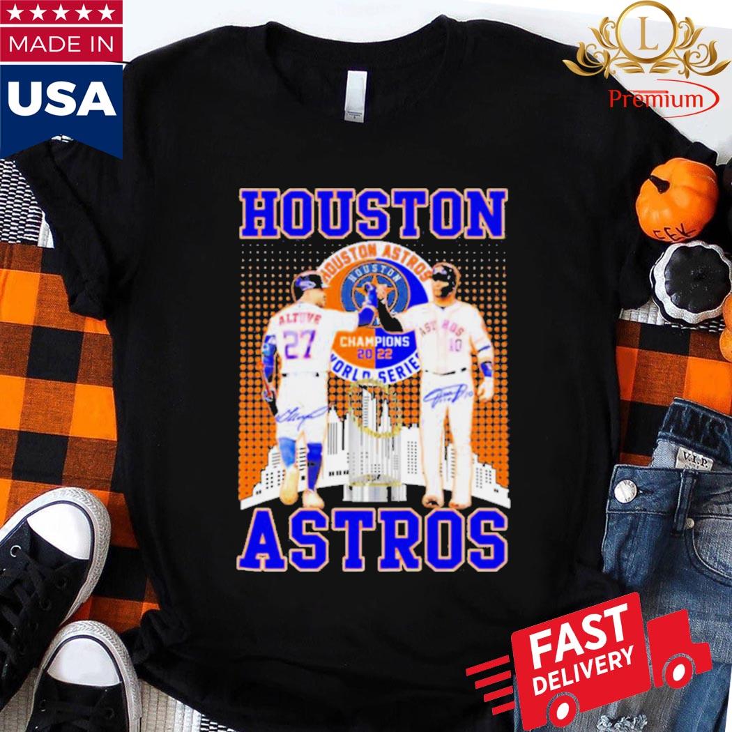 Official Houston Astros José Altuve And Yuli Gurriel City Signatures Shirt