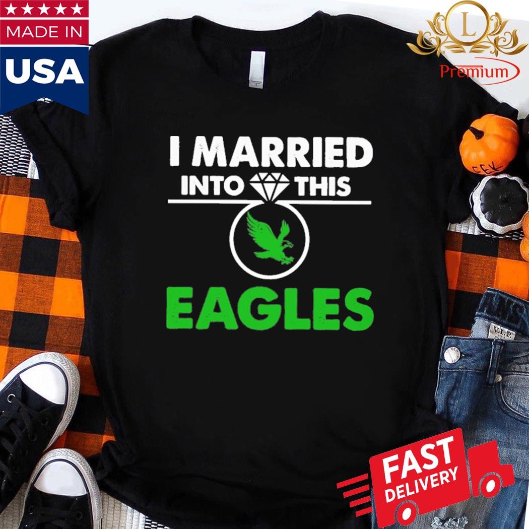 Official I Married Into This Eagles Retro Funny Eagles Fan Shirt