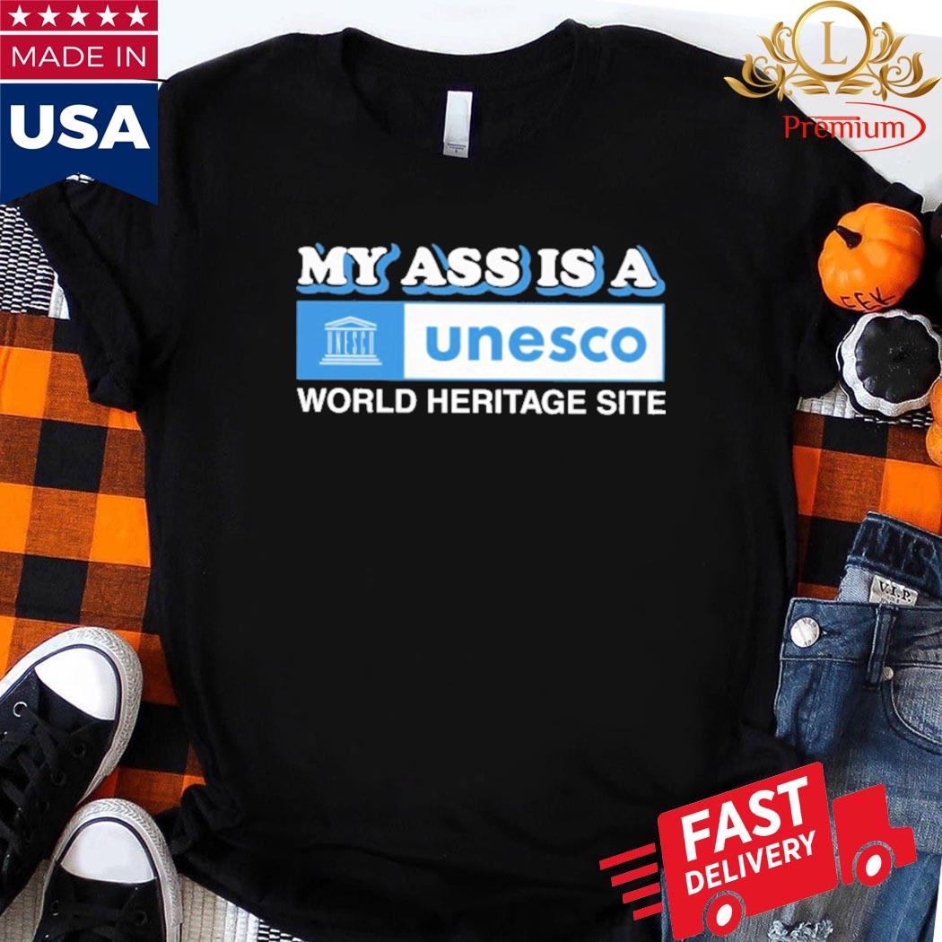 Official My Ass Is A World Heritage Site Baby Shirt