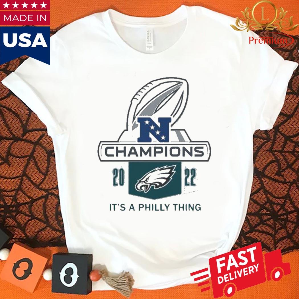 Official Philadelphia Eagles WinCraft 2022 NFC Champions Shirt