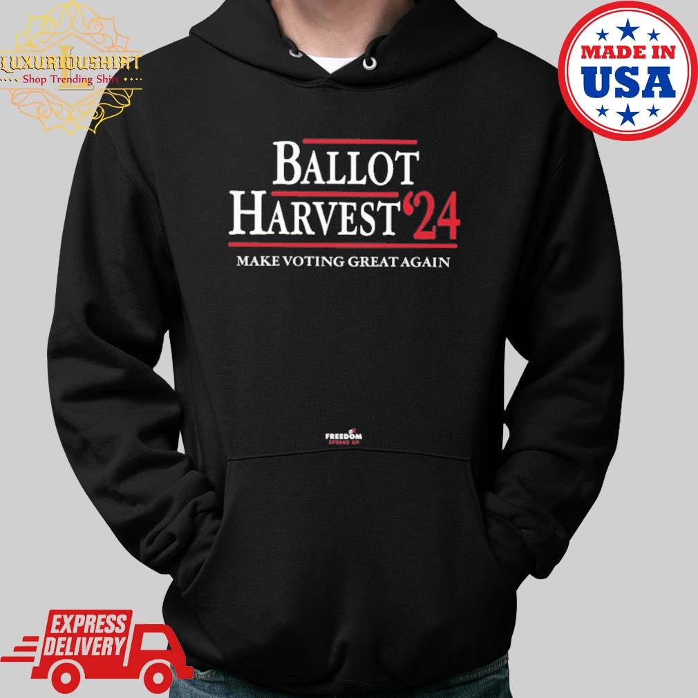 Official Scott Presler Ballot Harvest 24 Make Voting Great Again Shirt Hoodie