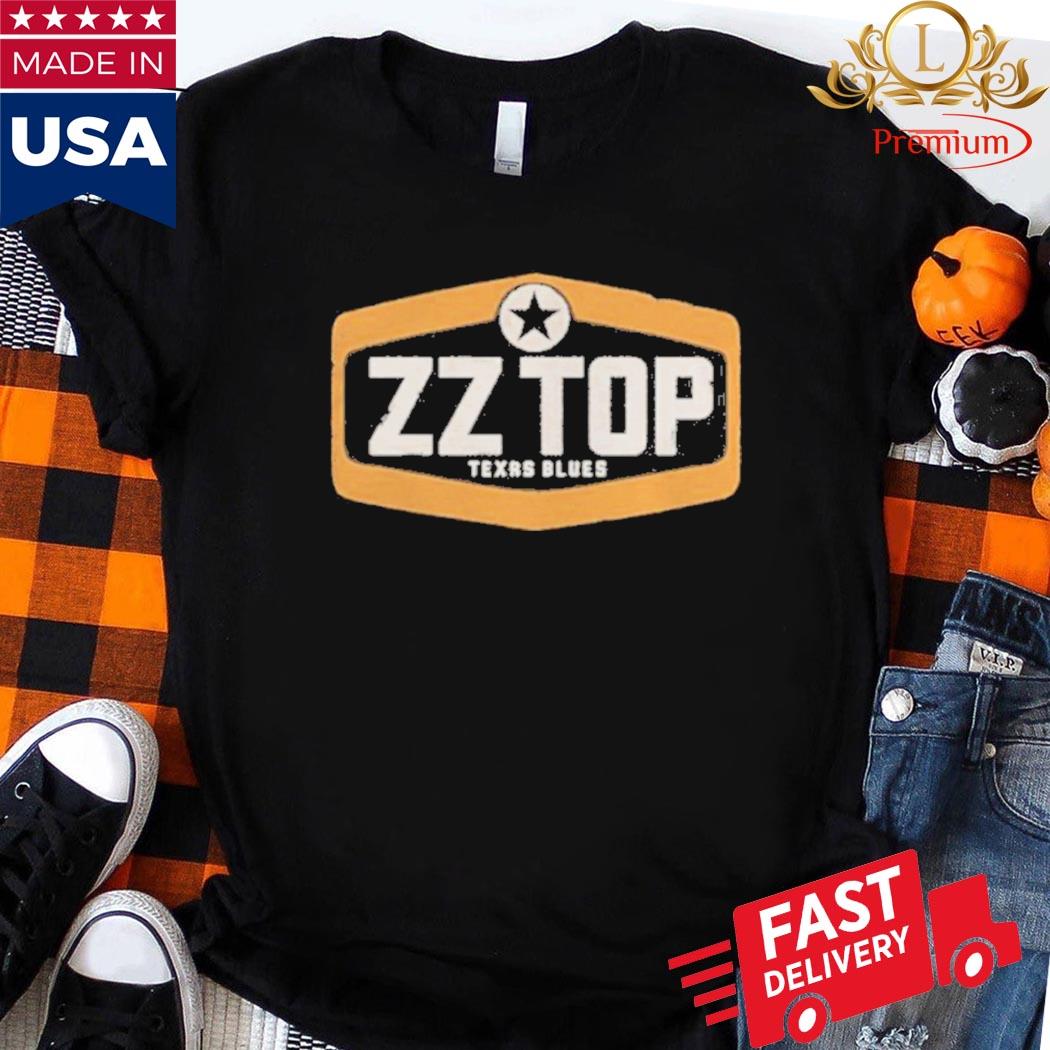 Official Zztop Store Zz Top Texas Blues Shirt