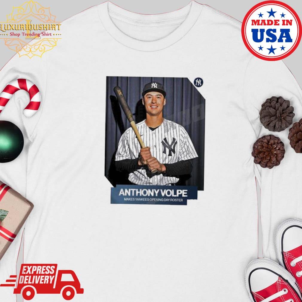 Anthony Volpe New York Yankees Opening Day Spotlight Signature Shirt,  hoodie, sweater, long sleeve and tank top