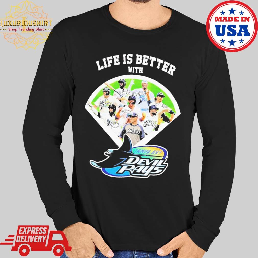 Life Is Better With Tampa Bay Devilrays Signatures Shirt - Teespix - Store  Fashion LLC