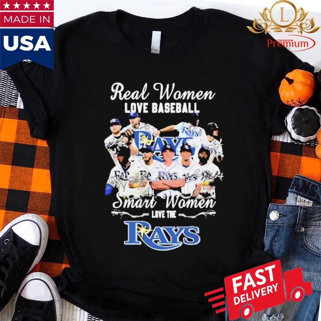 Tampa Bay Rays real women love baseball smart women love the Tampa Bay Rays  signatures 2023 shirt