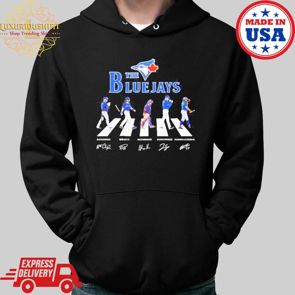 The Blue Jays abbey road bo bichette alejandro kirk signatures 2023 shirt,  hoodie, longsleeve tee, sweater