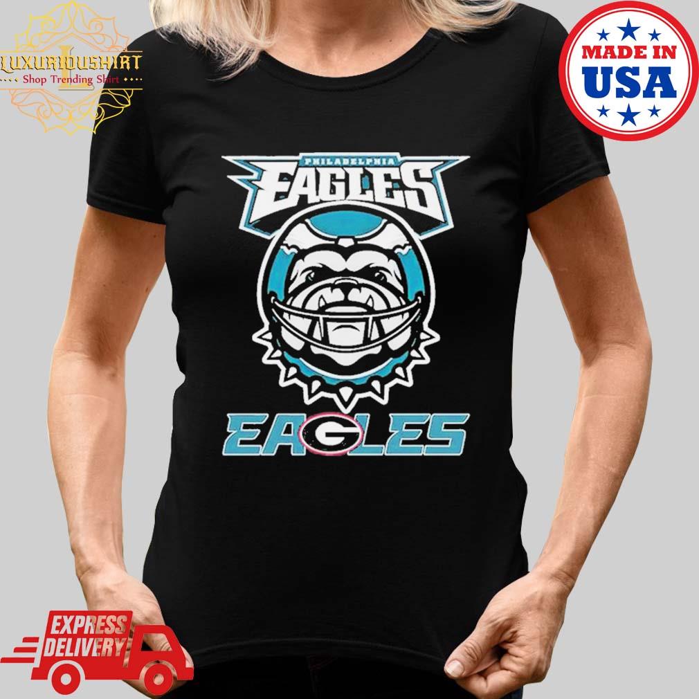 Philadelphia Eagles and Georgia Bulldogs EaGeoLes shirt, hoodie, sweater,  long sleeve and tank top