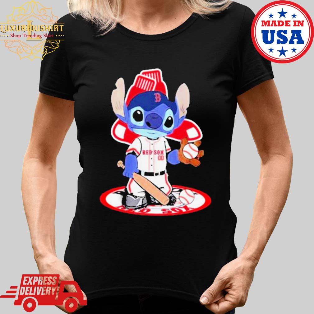 Stitch Boston Red Sox Baseball Logo 2023 Shirt