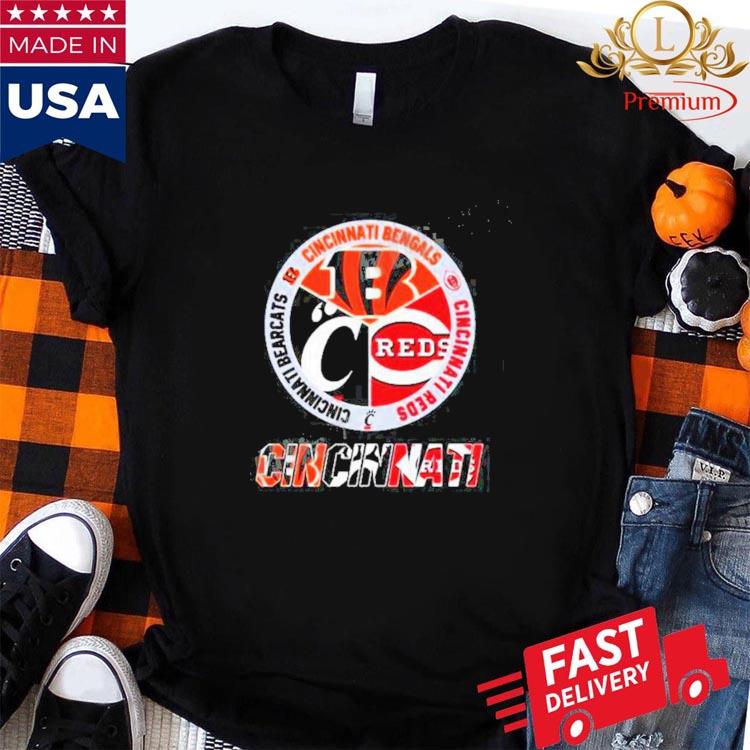 Cincinnati Bengals Reds Bearcats City Of Champions 2023 Shirt