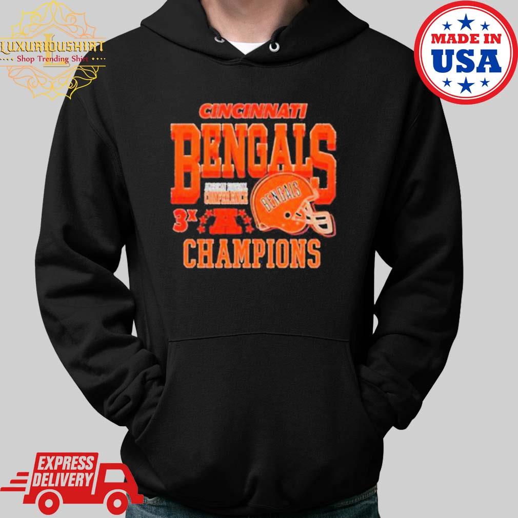 Official cincinnatI bengals vintage 3x championship T-shirts