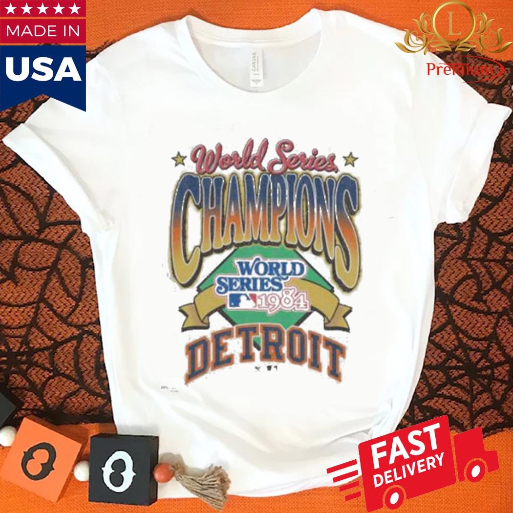 Original Detroit Tigers '47 Women's 1984 World Series Champions Vibe Check  Vintage Shirt