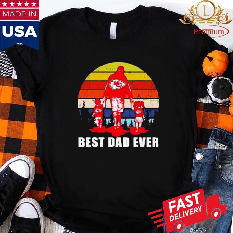 Best Dad Ever Kansas City Chiefs Vintage 2023 Shirt