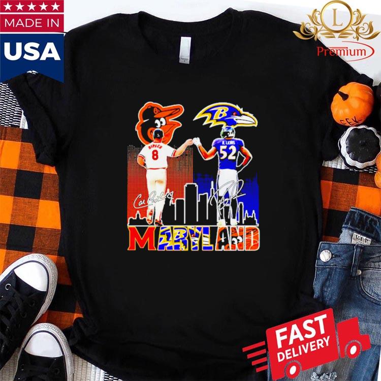 Cal Ripken and Ray Lewis Maryland signatures Shirt - Bring Your