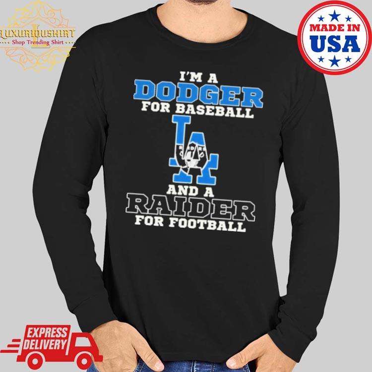 Wholesale Dodger/Raider t-shirt, Dodger shirt, Raider shirt for your shop