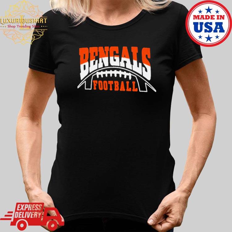 Official Mitchell and ness youth cincinnatI bengals wordmark T