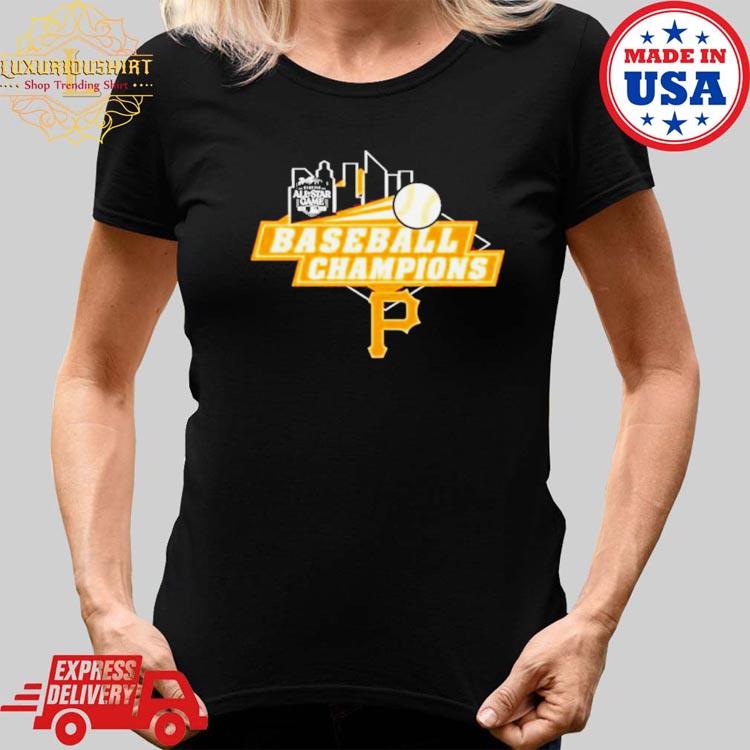 Official Pittsburgh pirates baseball champions Seattle all star game 2023  logo T-shirt, hoodie, tank top, sweater and long sleeve t-shirt