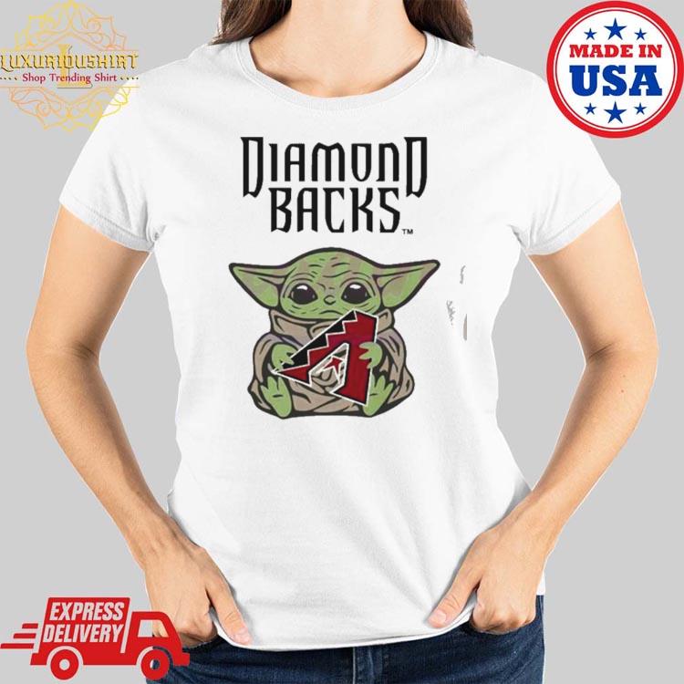 Official Baby Yoda hug logo diamondbacks sport 2023 T-shirt, hoodie, tank  top, sweater and long sleeve t-shirt