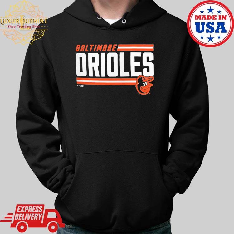 Baltimore Orioles Fanatics Branded Onside Stripe T-Shirt, hoodie