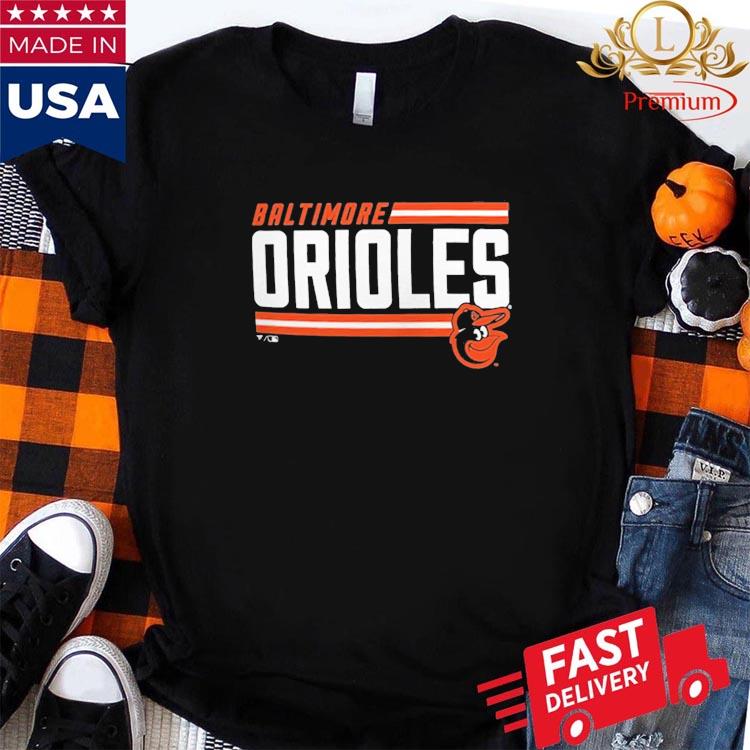 Baltimore Orioles Onside Stripe T-Shirt, hoodie, sweater, long