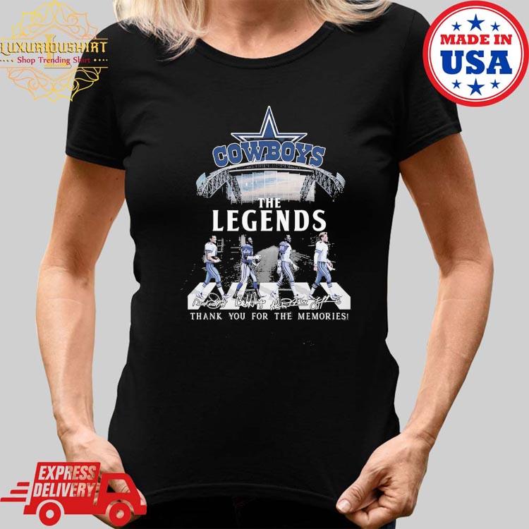 Official Dallas Cowboys the legends thank you for the memories T