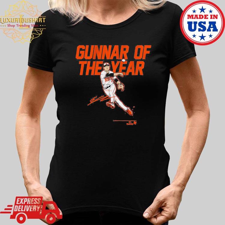 Gunnar Henderson Gunnar Of The Year Shirt, Hoodie, Women Tee, Sweatshirt -  Lelemoon