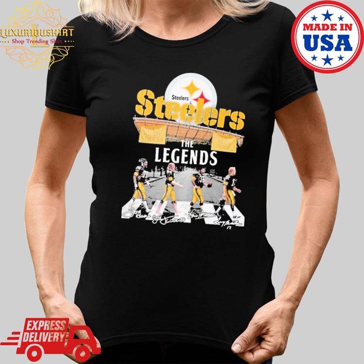 Pittsburgh Steelers The Legends Abbey Road Signatures Shirt - Peanutstee