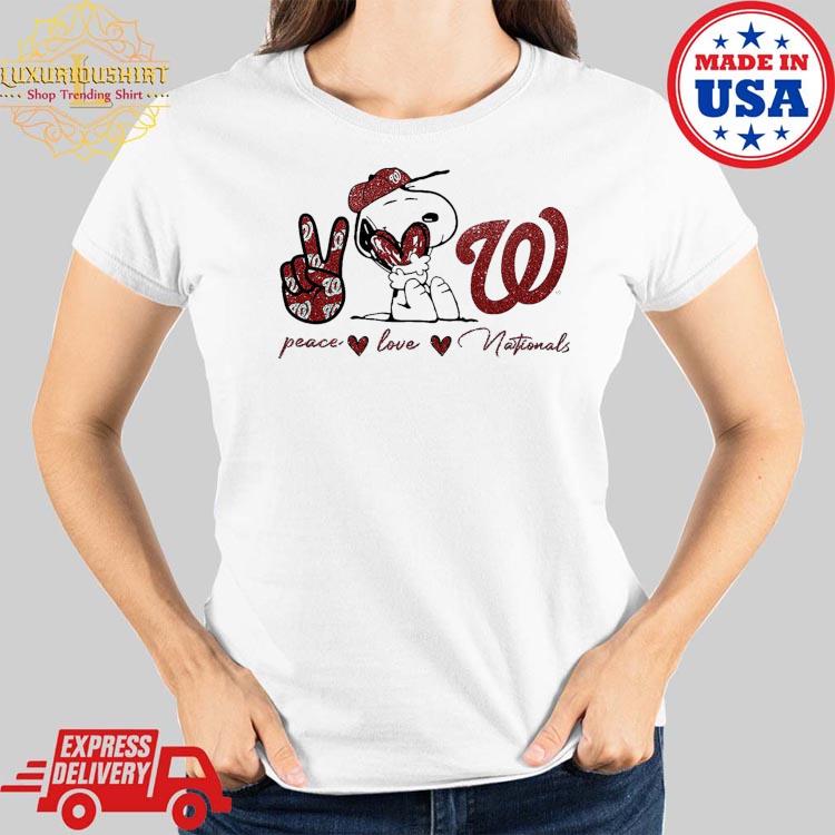 Official Snoopy Peace Love Washington Nationals 2023 Shirt, hoodie,  sweater, long sleeve and tank top