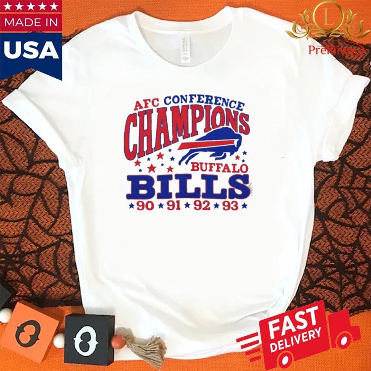 Afc Conference Champions Buffalo Bills 90 91 92 93 Shirt