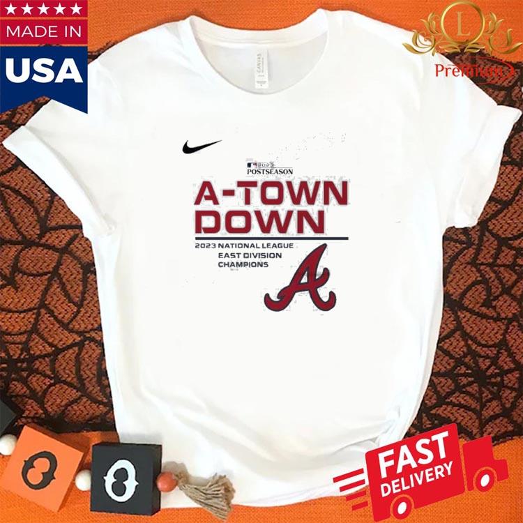 Atlanta Braves Nike A-Town Down 2023 National League East Division Champions  Shirt, hoodie, sweater, long sleeve and tank top