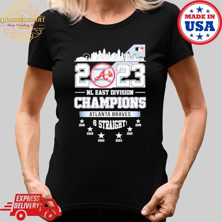 Original Atlanta Braves Skyline 2023 Nl East Division Champions 6