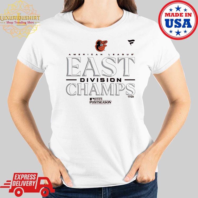 Official Baltimore Orioles 2023 Al East Division Champions Locker Room Shirt  Sweatshirt Hoodie - Reallgraphics