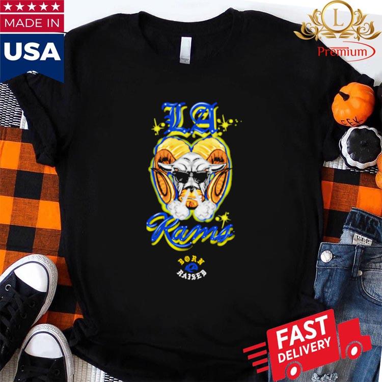 Born X Raised La Rams Rampage Shirt - Peanutstee