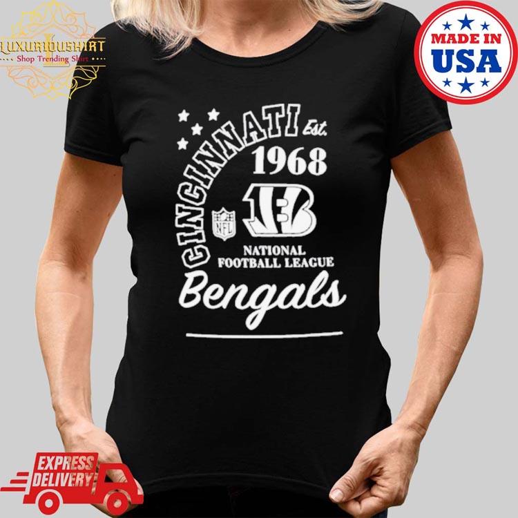 Cincinnati Bengals, Bengals est. 1968 T-Shirt tops anime clothes sublime t  shirt heavy weight t