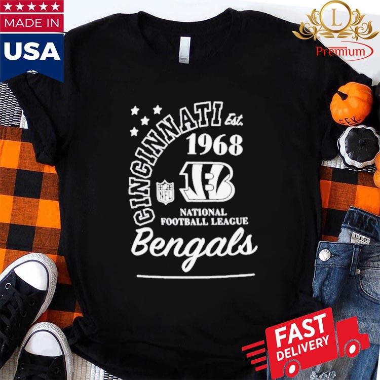 Cincinnati Bengals, Bengals est. 1968 T-Shirt tops anime clothes sublime t  shirt heavy weight t