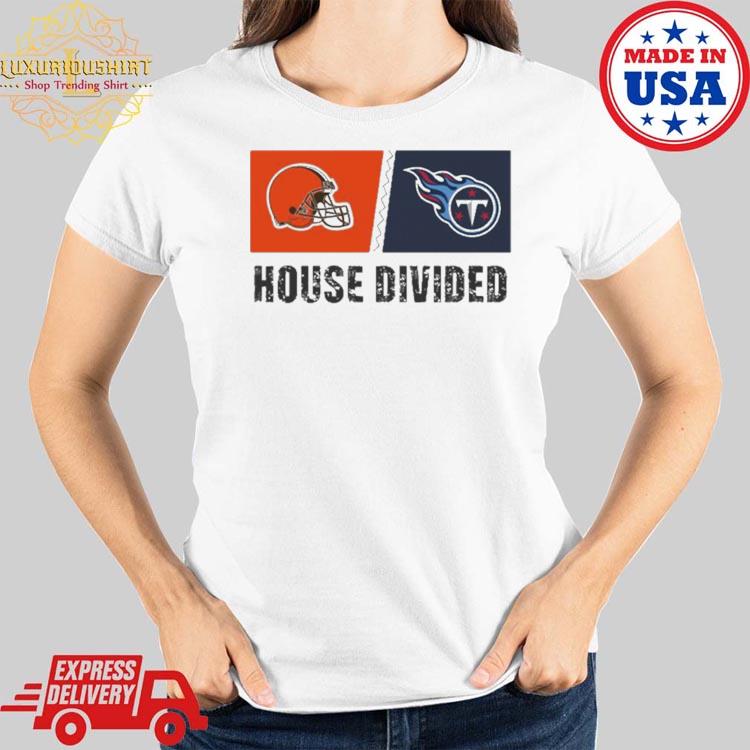 Cleveland Browns Vs Tennessee Titans House Divided Shirt - Peanutstee