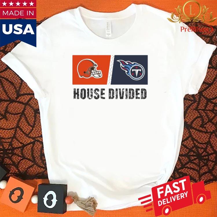 Cleveland Browns Vs Tennessee Titans House Divided Shirt - Peanutstee