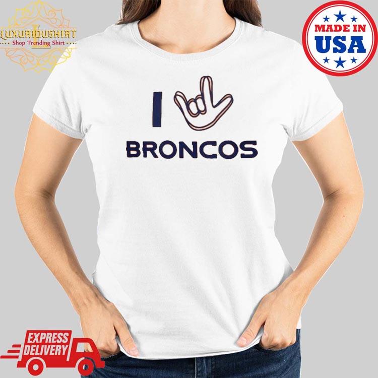 Denver Broncos Homage The NFL ASL Collection by Love Sign Tri