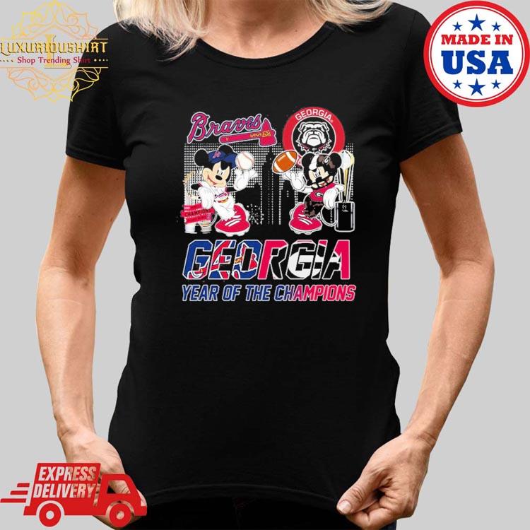 Official Georgia Bulldogs vs atlanta braves Georgia year of the