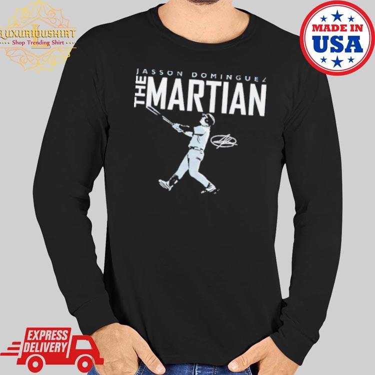 Jasson Dominguez New York Yankees The Martian signature shirt